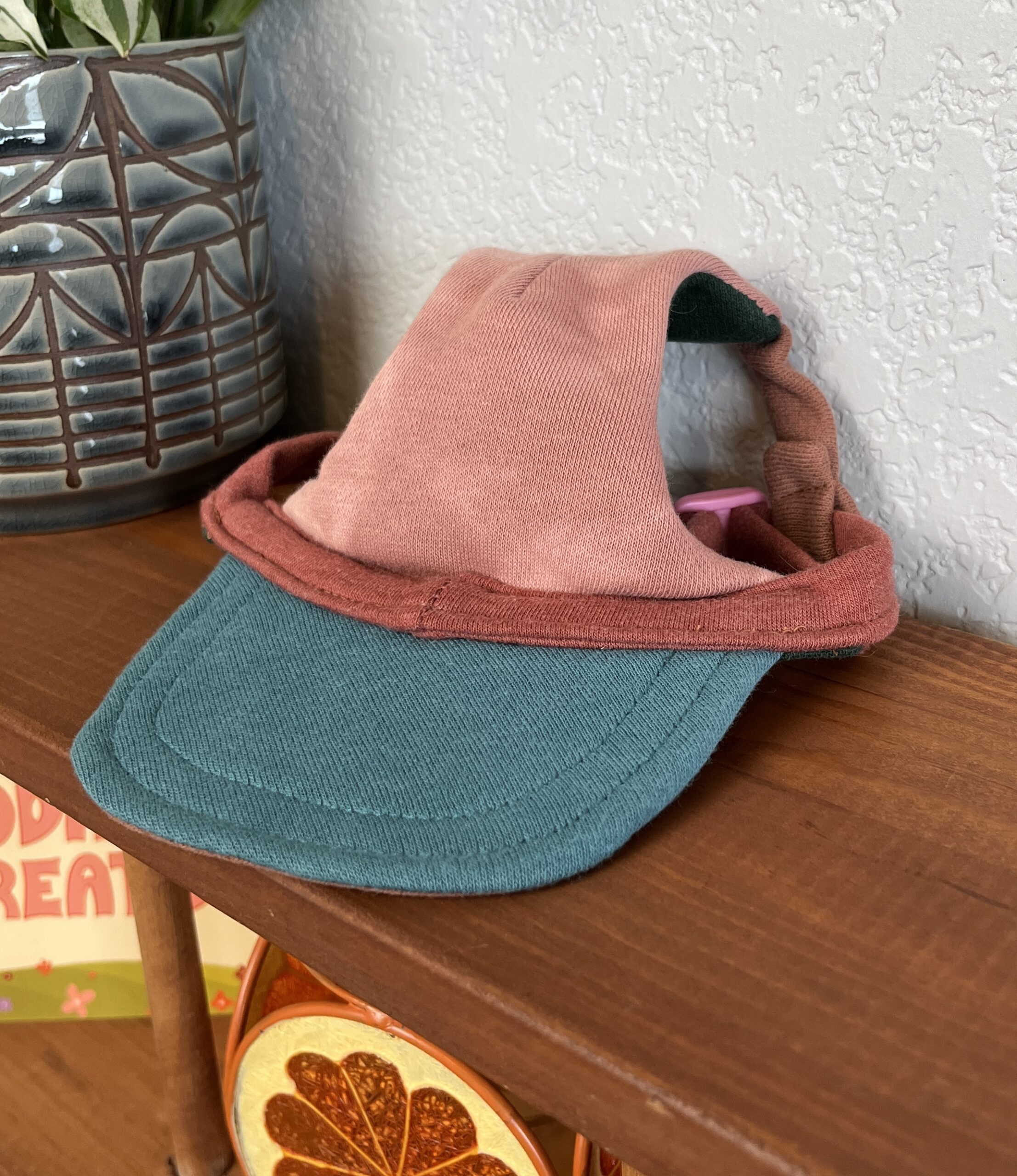 Upcycled Dog Hat - Small