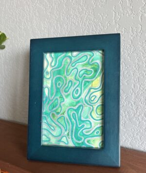 Abstract Mini - Original Watercolor Painting